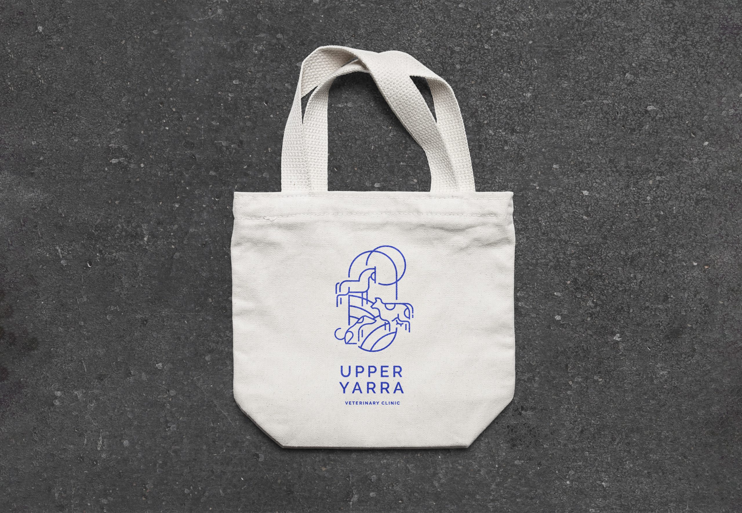 Upper Yarra Valley Veterinary Clinic Tote Bag Design
